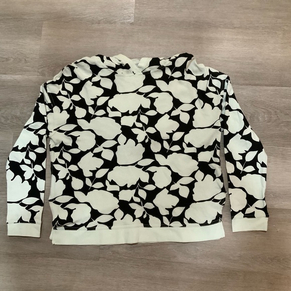 Majestic Filature Size S 100% Cotton Hoodie in Black and Grey-Mint.  Never worn! - Picture 3 of 5